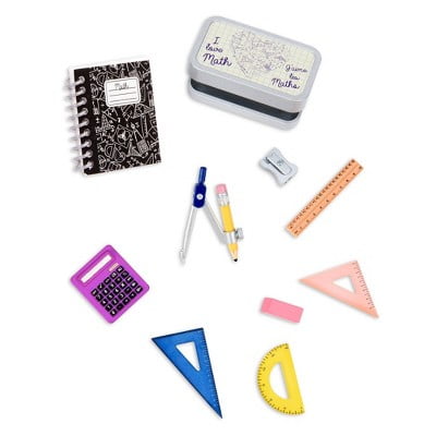 Our Generation Unisex Math Whiz Geometry Accessory Set for 18" Dolls