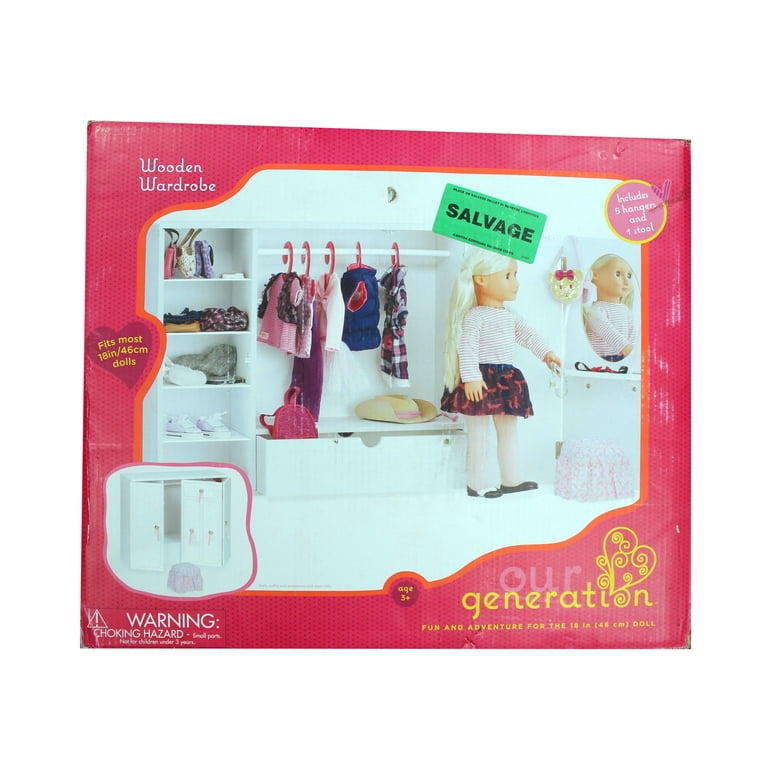 Our Generation® Wooden Wardrobe~