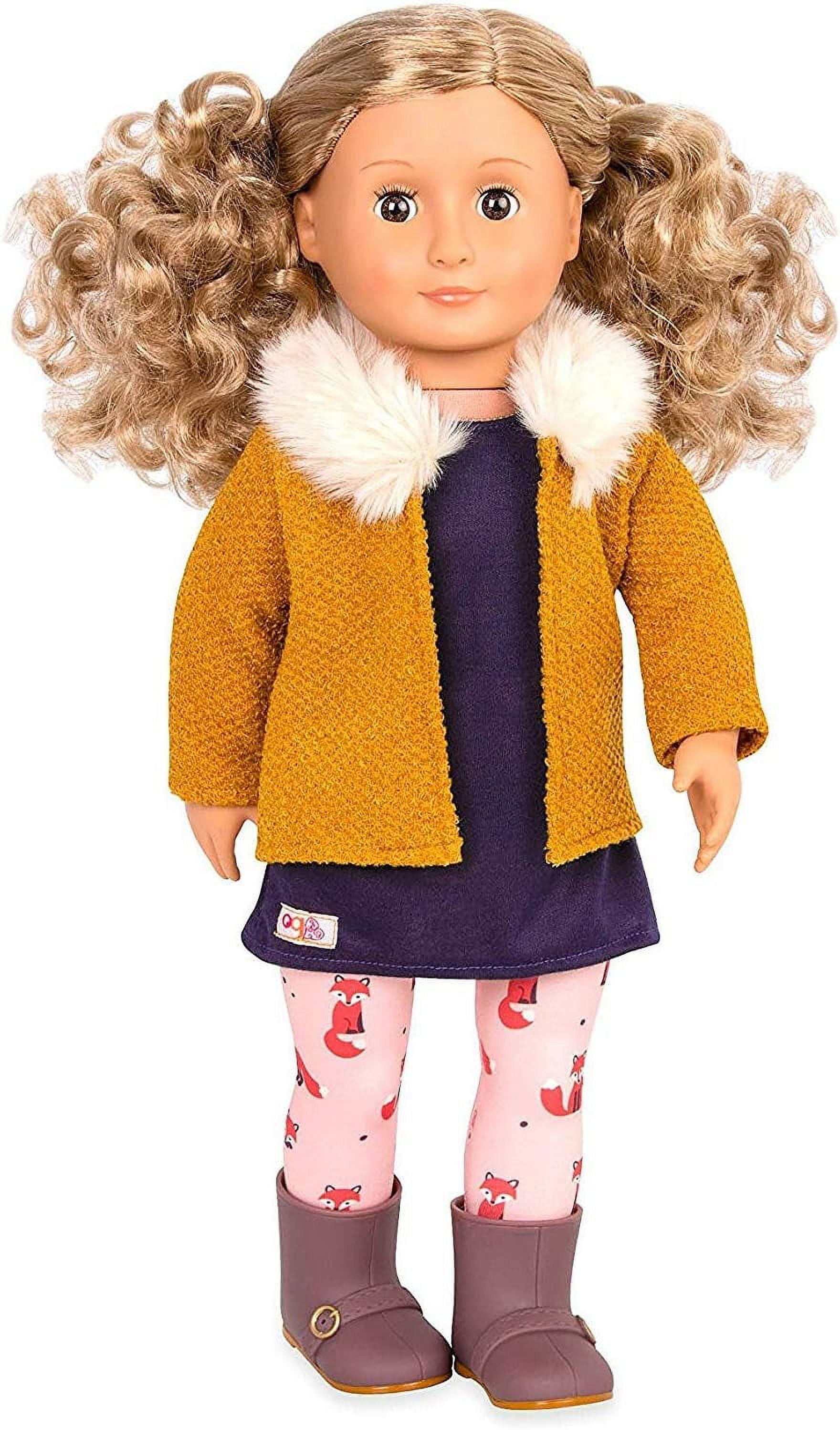 Our Generation Doll by Battat- Jenny 18 Deluxe Posable Baking Fashion  Doll- for Girls Aged 3 Years & Up
