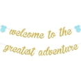 thumbnail image 1 of Our Greatest Adventure Baby Shower Decorations Welcome to the Greatest Adventure Banner Adventure Awaits Let the Adventure Begin Party Supplies, 1 of 6