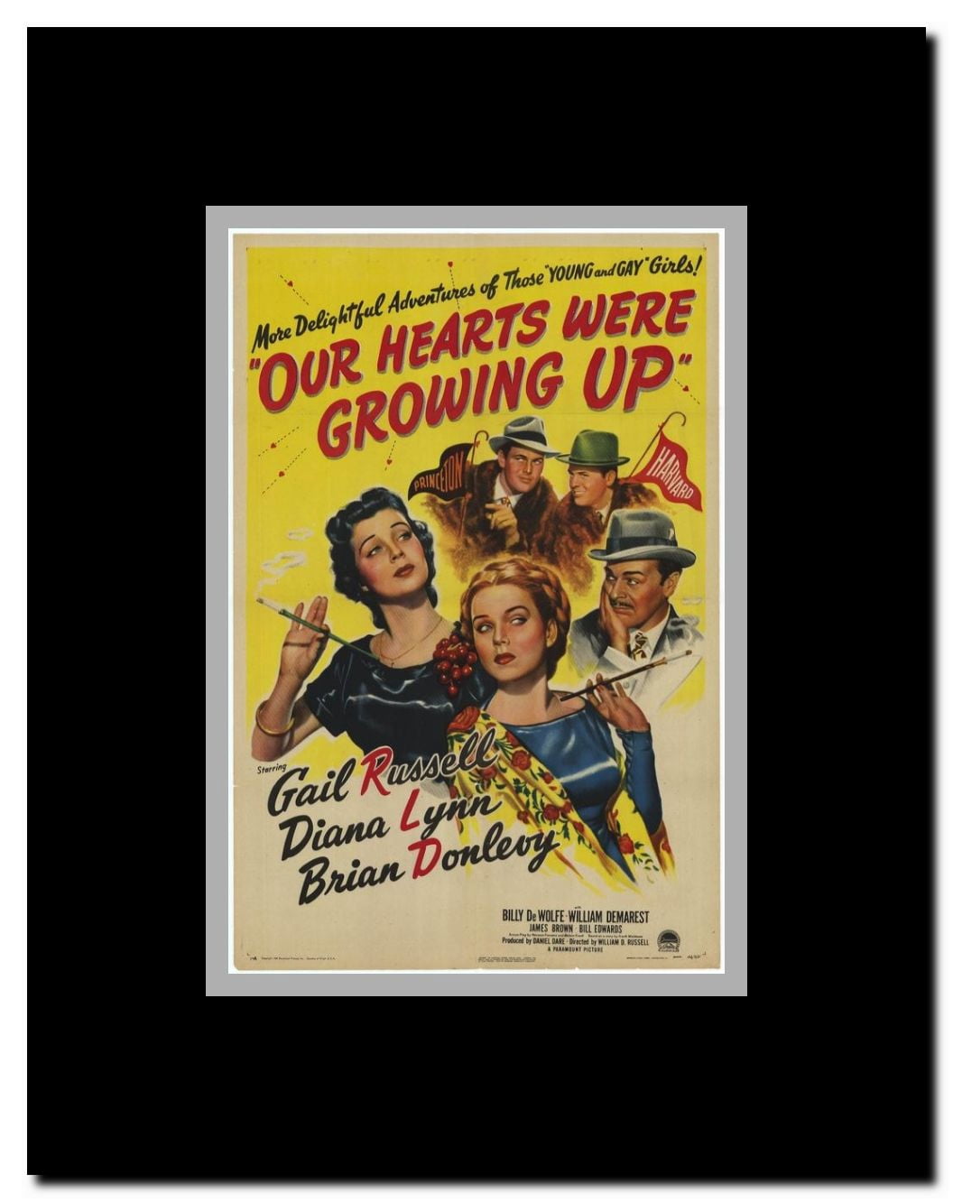 Our Hearts Were Growing Up Framed Movie Poster