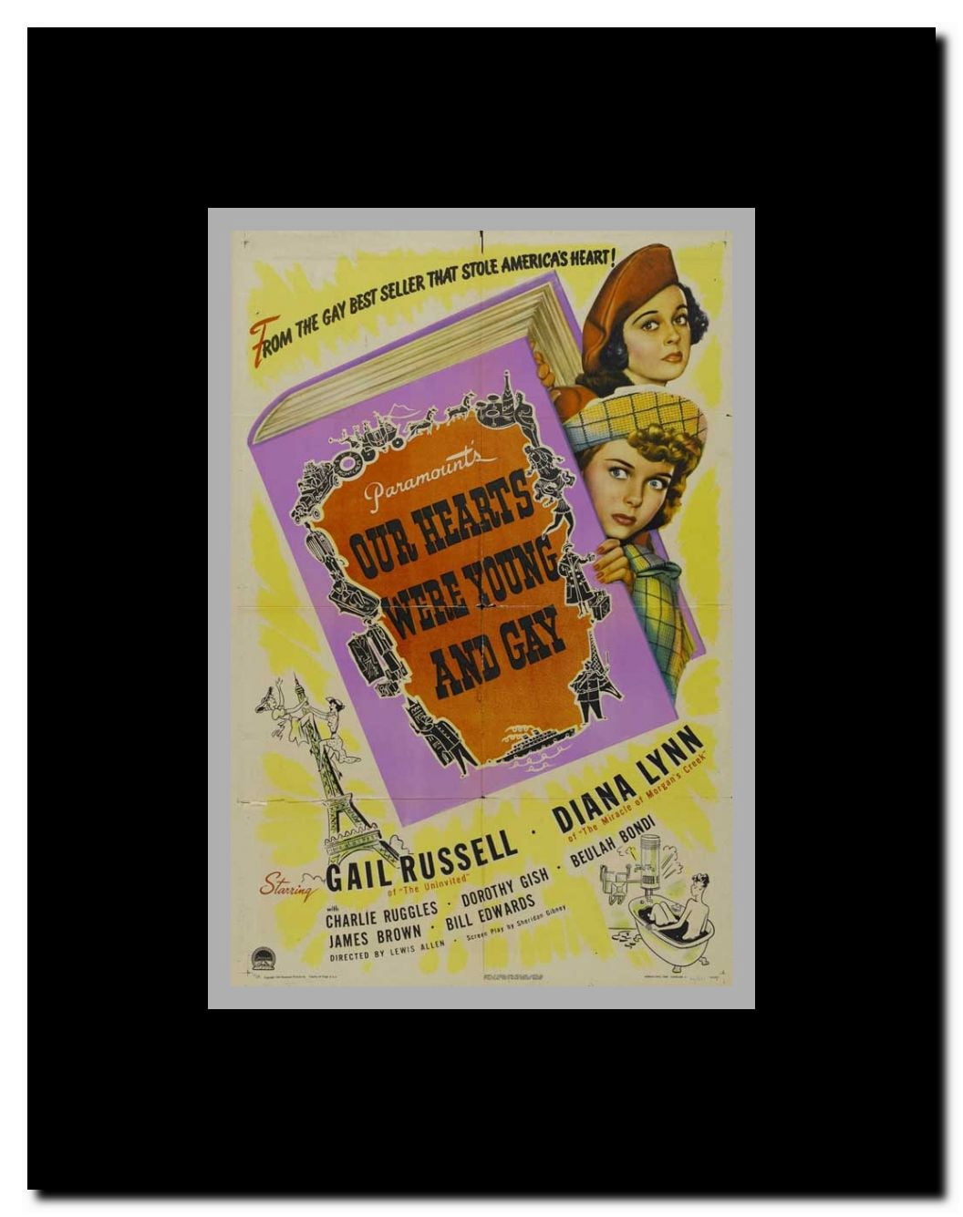 Our Hearts Were Young and Gay Framed Movie Poster