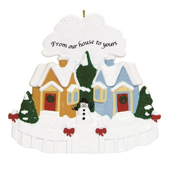 Our House to Yours Personalized Christmas Tree Ornament DO-IT-YOURSELF