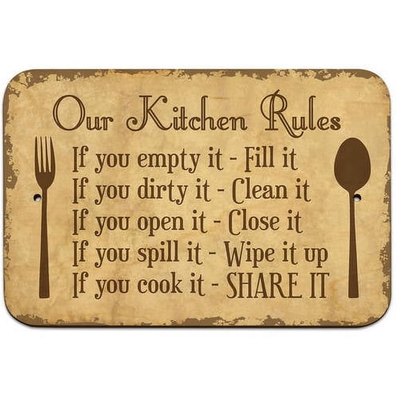Our Kitchen Rules Sign