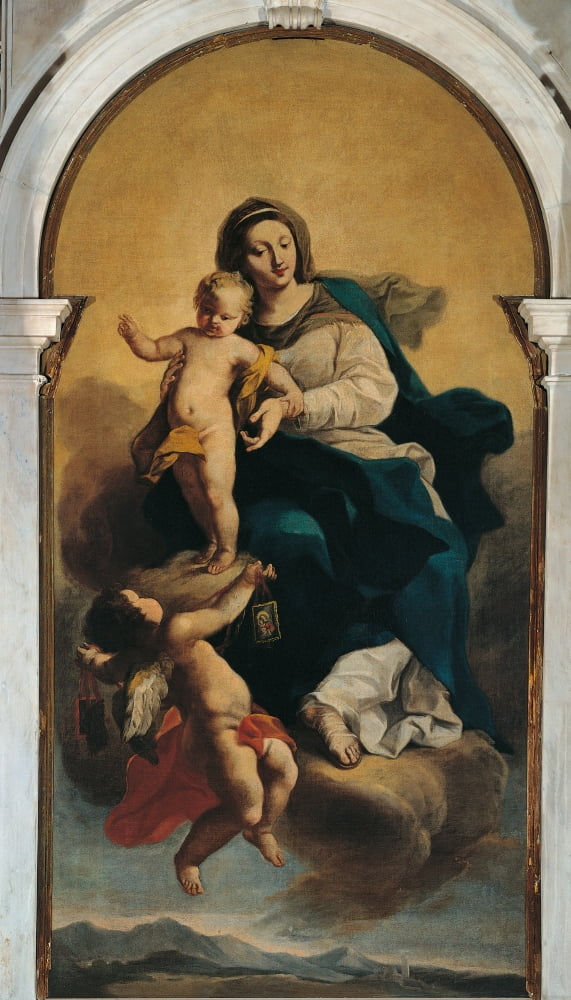 Our Lady Of Carmelo Canvas Art - (18 x 24)
