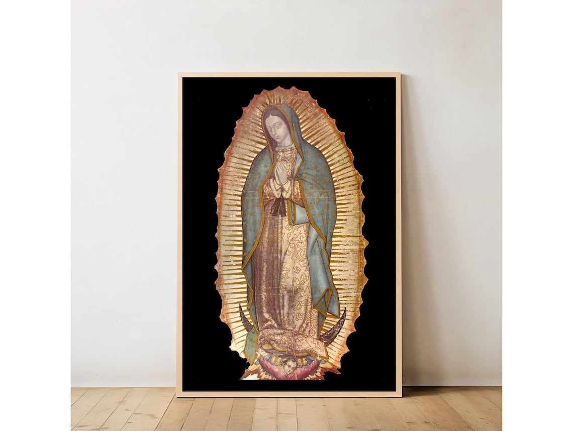 Our Lady Of Guadalupe Print: Catholic Home Decor, Christian Wall Art ...