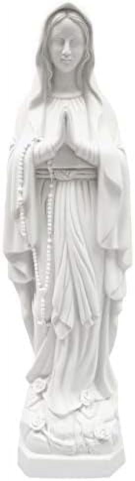 Our Lady Of Lourdes Blessed Mary Italian Statue Sculpture Figure Made ...