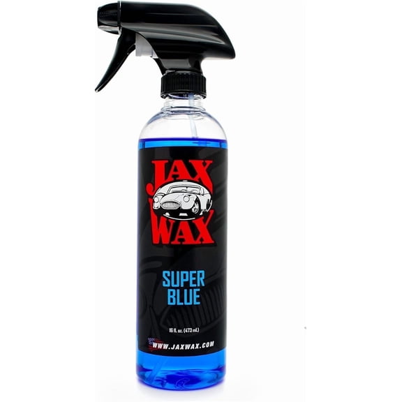 Jax Wax - Super Blue Commercial Grade Solvent Based Dressing for Rubber, Plastic, and Vinyl (16 oz)
