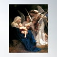 thumbnail image 1 of Our Lady Song Of Angels Virgin Mary And Infant Jesus Music Catholic Saint Poster Wall Art, Modern Wall Decor For Living Room Bedroom, 24x36 UNFRAMED, 1 of 3