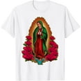 thumbnail image 1 of Our Lady Virgen De Guadalupe Virgin Mary Catholic Saint T-Shirt, 1 of 3