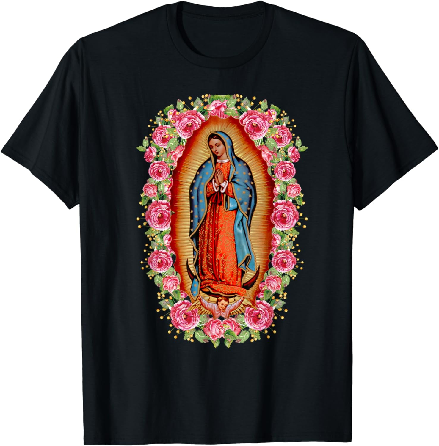 Our Lady Virgen De Guadalupe Virgin Mary T-Shirt - Walmart.com