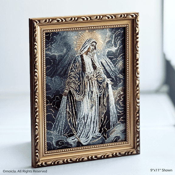 Our Lady of Grace Framed Tapestry Image 911 Catholic Decor