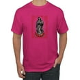 thumbnail image 1 of Our Lady of Guadalupe Blessed Virgin Mary Religious Inspirational/Christian Men's Graphic T-Shirt, Fuschia, Large, 1 of 3