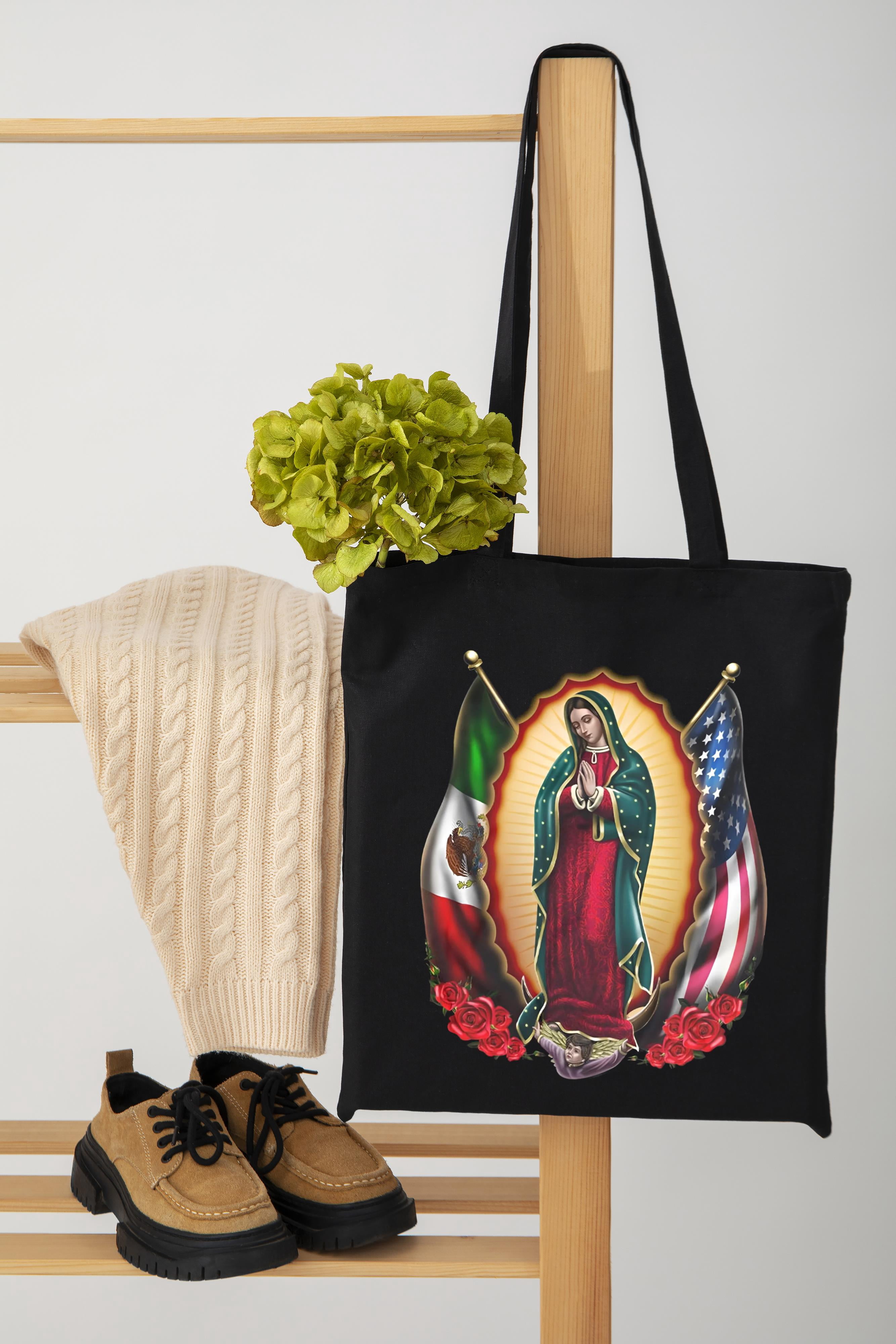 Our Lady of Guadalupe Catholic Religious Faith Virgin Mary ToTe Bag ...