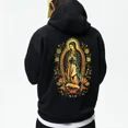 thumbnail image 1 of Our Lady of Guadalupe Hoodie – Catholic Faith Crewneck, Saint Mary Mexican Style Hoodie , Meaningful Gift for Believers, 1 of 6