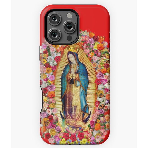 Our Lady of Guadalupe Mexican Saint Phone Case for iPhone 16 15 14 13 12 11 Pro Max