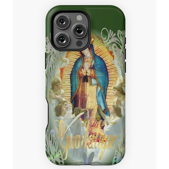 Our Lady of Guadalupe Mexico Angels Phone Case for iPhone 16 15 14 13 12 11 Pro Max