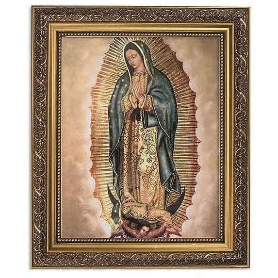 Our Lady of Guadalupe Series Spanish x Print in Ornate Gold Finish ...