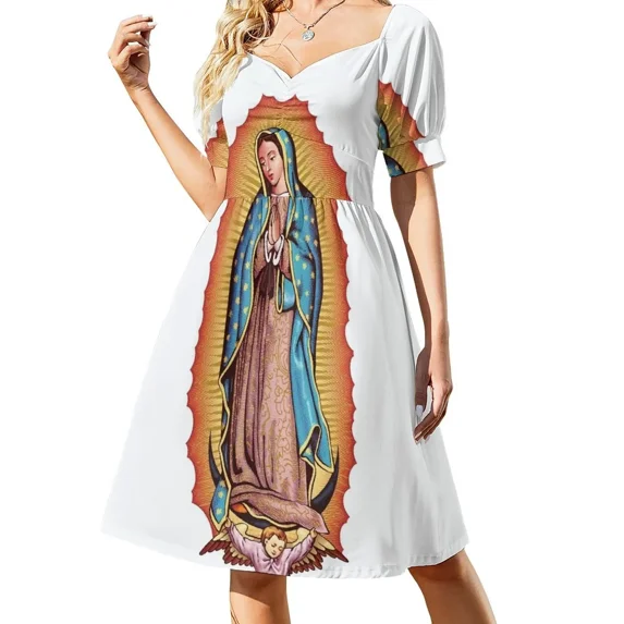 Our Lady of Guadalupe Sleeveless Dress prom dress 2024 Women's skirt Women dresses summer evening dress