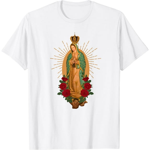 Our Lady of Guadalupe Virgen De Guadalupe Virgin Mary Linda T-Shirt