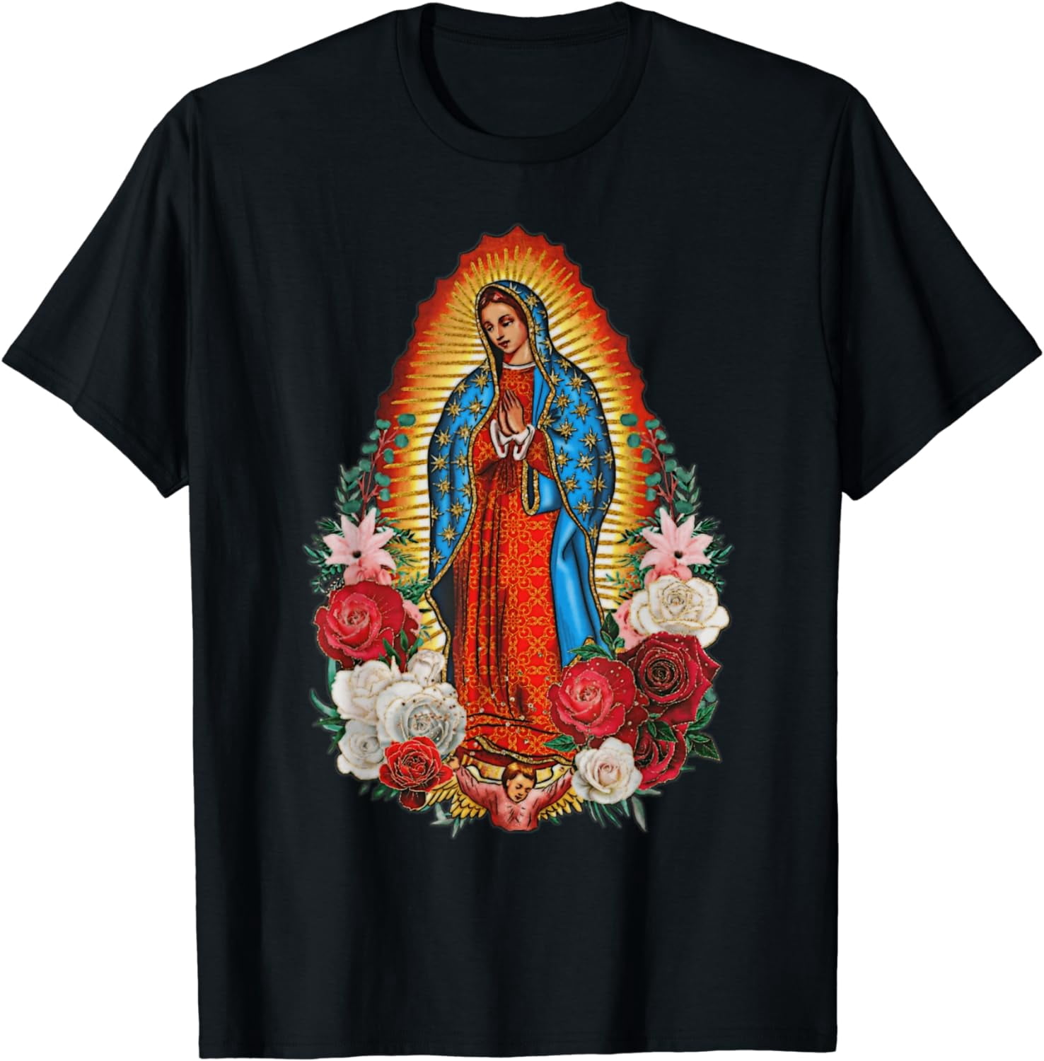 SALVAJE OESTE Men's Western Snap Button Shirt - Our Lady Of Guadalupe Embroidered Long Sleeve, Chocolate - View #13