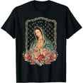 thumbnail image 1 of Our Lady of Guadalupe Virgin Mary Catholic Saint T-Shirt, 1 of 3
