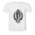 thumbnail image 1 of Our Lady of Guadalupe t-shirt handmade design made with screen printing technique, feel proud of your Mexican culture, 1 of 4