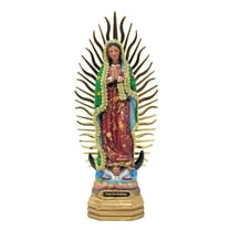 Our Lady of Guadalupe virgen de guadalupe Statue - 8,12,20,28,36 inches Resin Material | Perfect for Home Decor | Iconic Symbol of Faith (Sx8"inches)