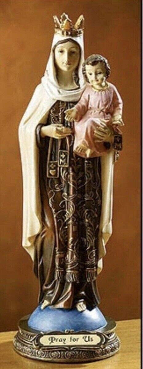 Our Lady of Mt Carmel - Patron Saint Figurine Catholic Religious Gift ...