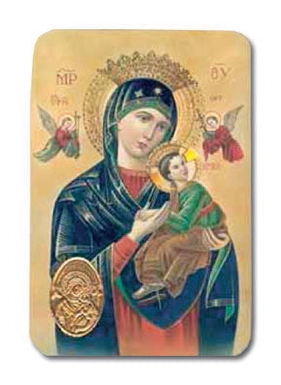 Our Lady of Perpetual Help Laminated Catholic Prayer Holy Card with ...
