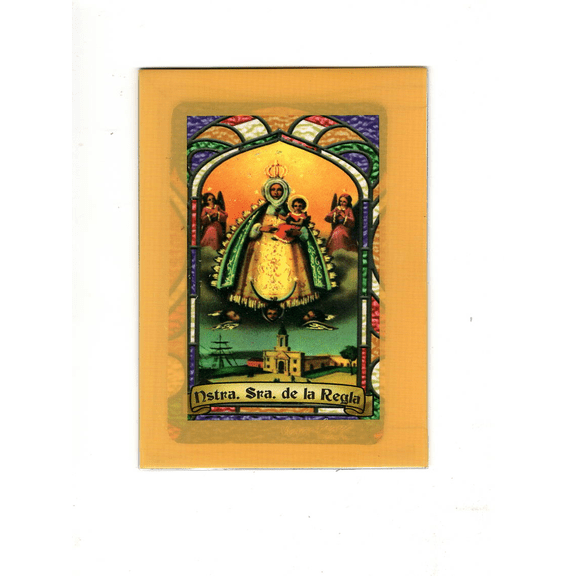 Our Lady of Regla Bilingual Prayer Card / Estampa de la Virgen de Regla