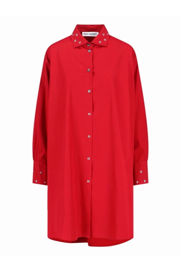 Frock Shirt Dress – Red (Women's)