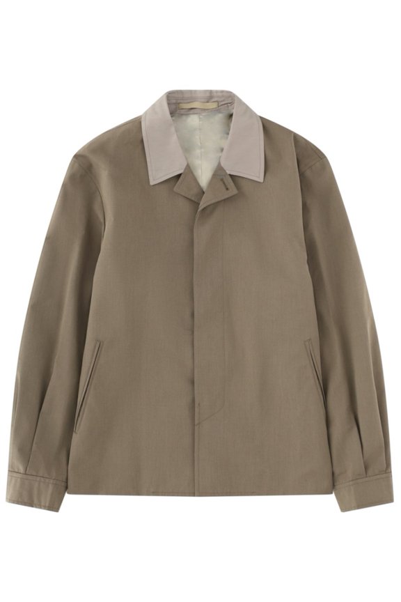 Pack Contemporary Boxy Contrasting Collar Wool Jacket (Men's)