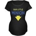 thumbnail image 1 of Our Little Minion Maternity Soft T Shirt Black 2XL, 1 of 1