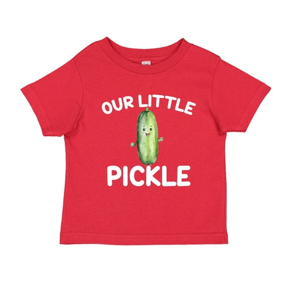 Our Little Pickle Toddler T-Shirt 3T Red