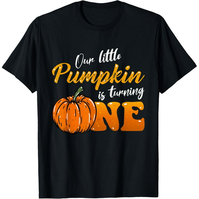 Our Little Pumpkin is Turning One 1st Birthday Halloween T-Shirt - Main Image