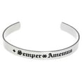 thumbnail image 1 of Our Love Is Forever Stainless Steel Engraved Cuff Bracelet, 1 of 3