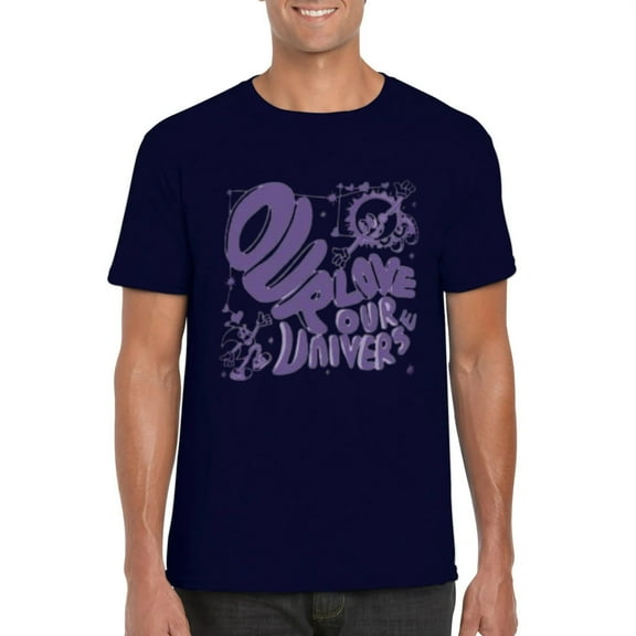 Our Love Our Universe Cosmic Relationship Art Inspired T-Shirt, for men & women, up to size 5XL
