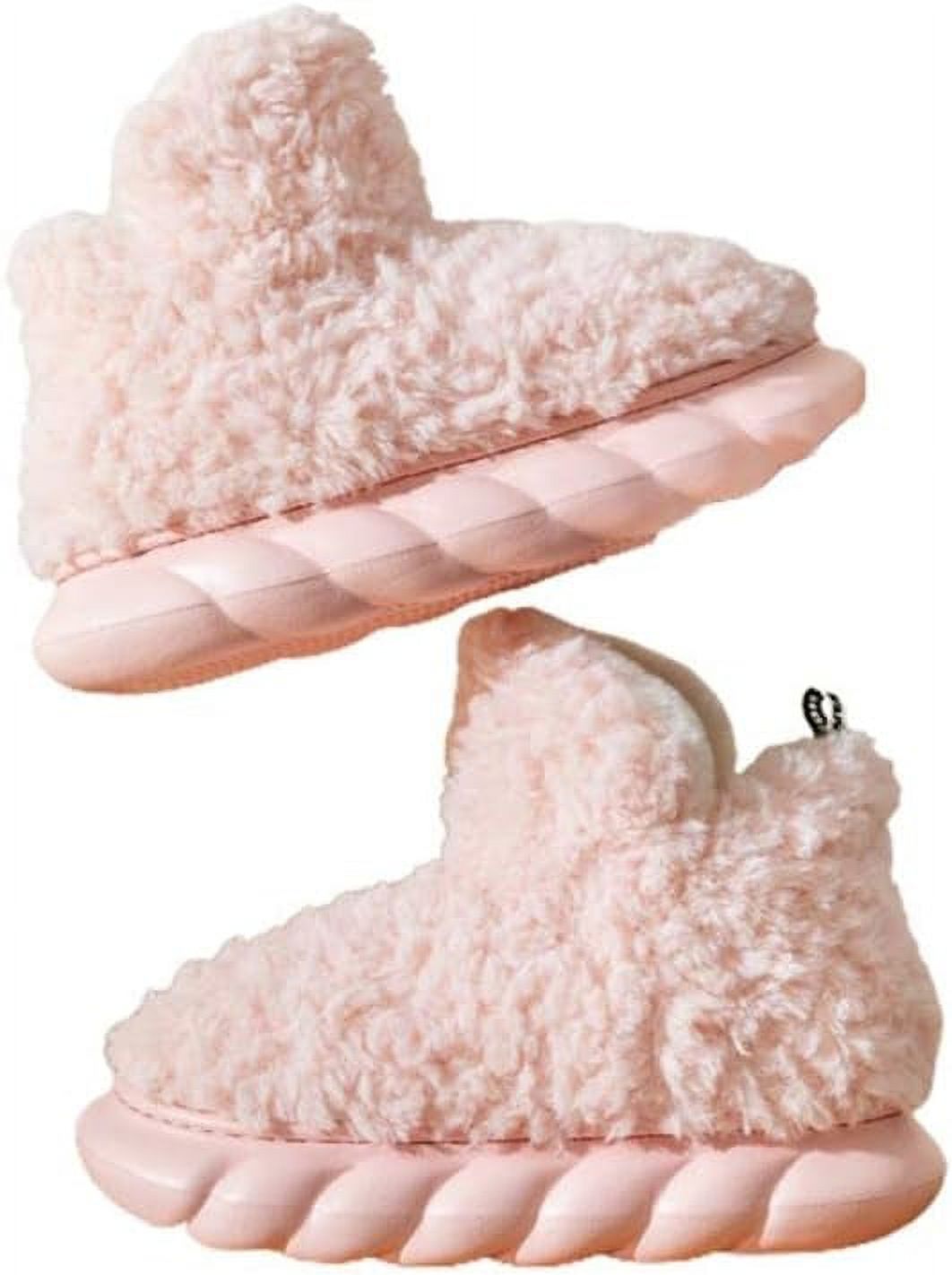 Our Lovely Fleece Booties, 2023 New Women's Warm Bootie Slippers Fluffy