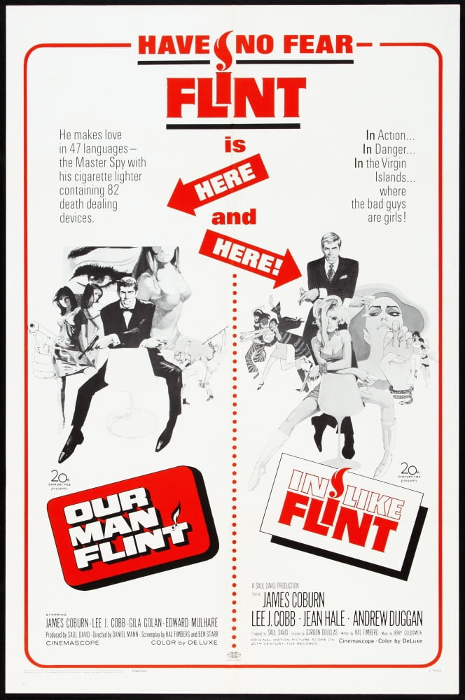 Our Man Flint 1966 In Like Flint 1967 U Canvas Art - (11 x 17)