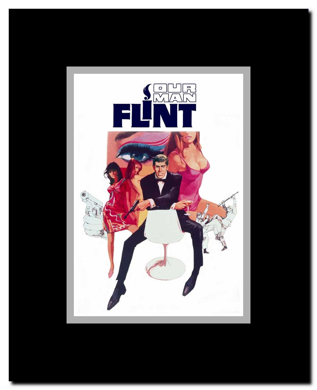 Our Man Flint Framed Movie Poster