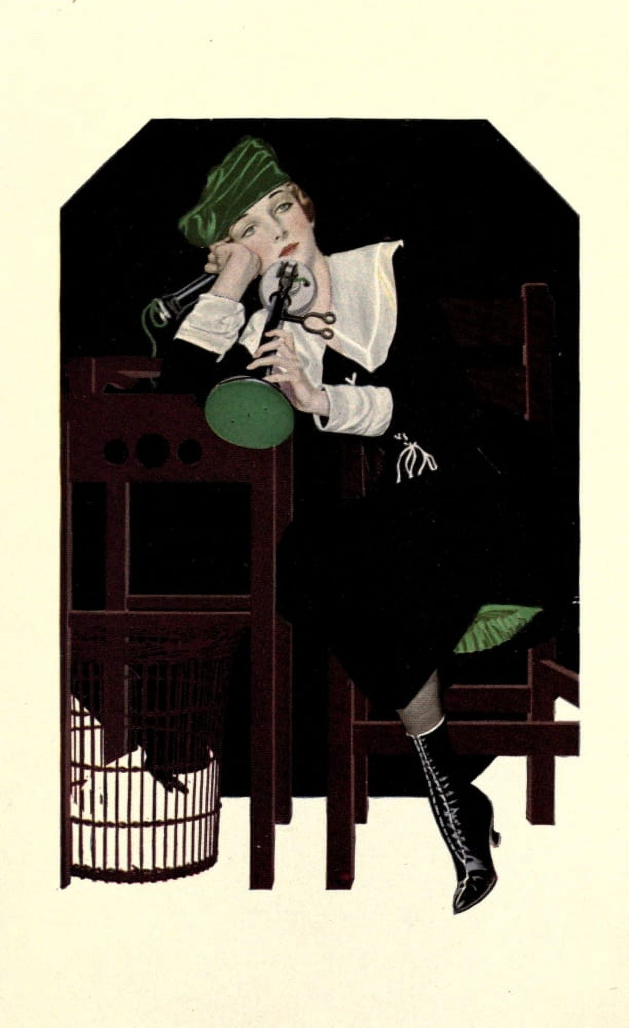 Our Miss York 1916 Miss York Canvas Art - Clarence Coles Phillips (18 x 24)