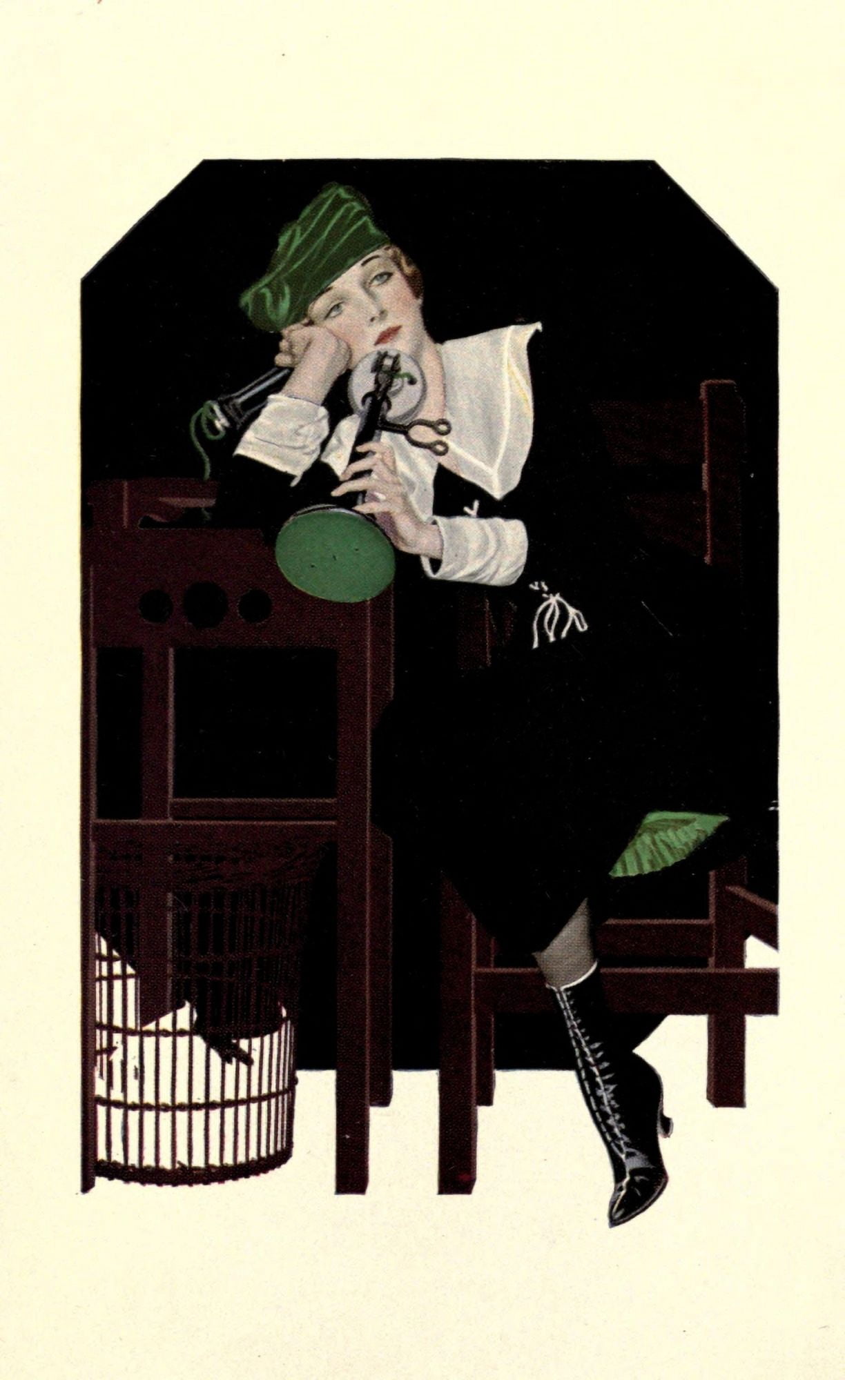Our Miss York 1916 Miss York Canvas Art - Clarence Coles Phillips (24 x 36)