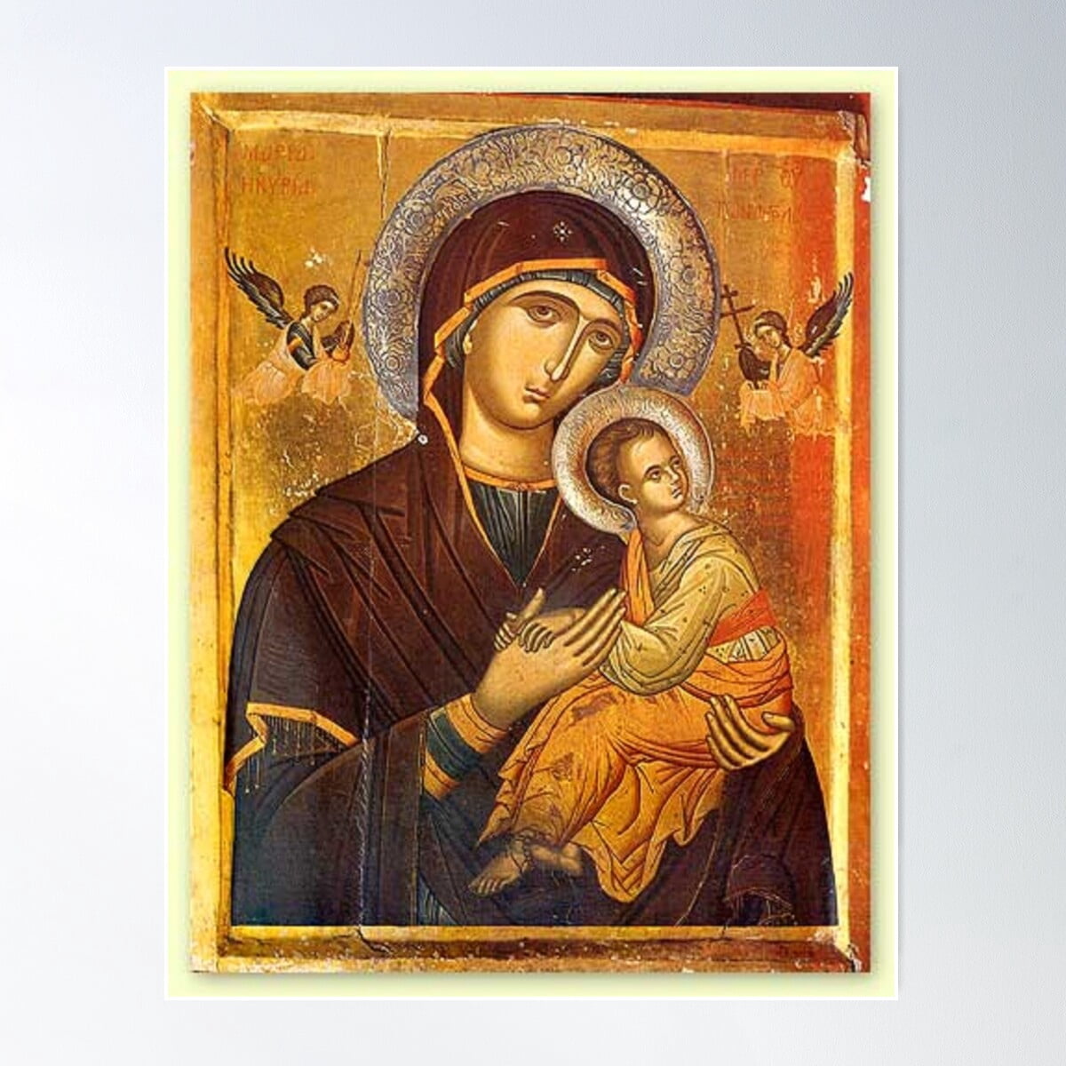 Our Mother Of Perpetual Help, Icon Of The Virgin Mary Poster Wall Art ...