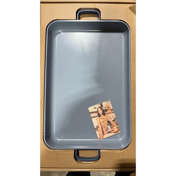 Our Place Large 20.9 In Oven / Stovetop Griddle Pan 5 Qt Blue Salt Read Desc