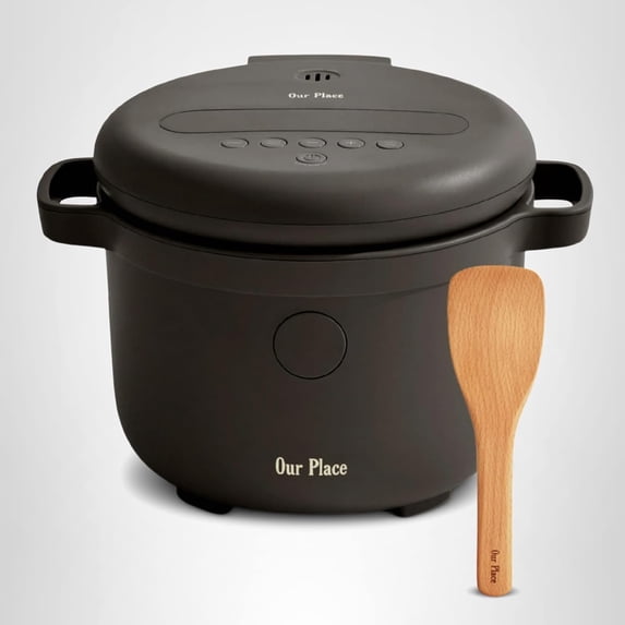 Our Place Rice Cooker, Compact 3-Cup Ceramic Nonstick Rice & Grain Cooker