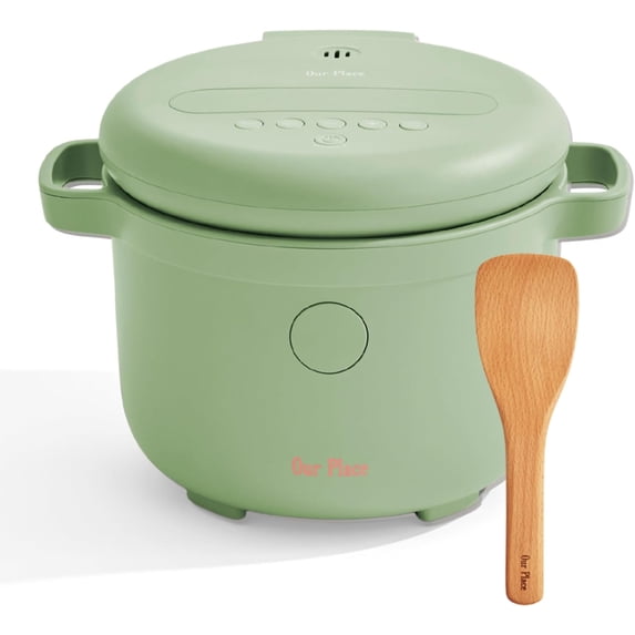 Our Place Rice Cooker, Compact 3-Cup Ceramic Nonstick Rice & Grain Cooker