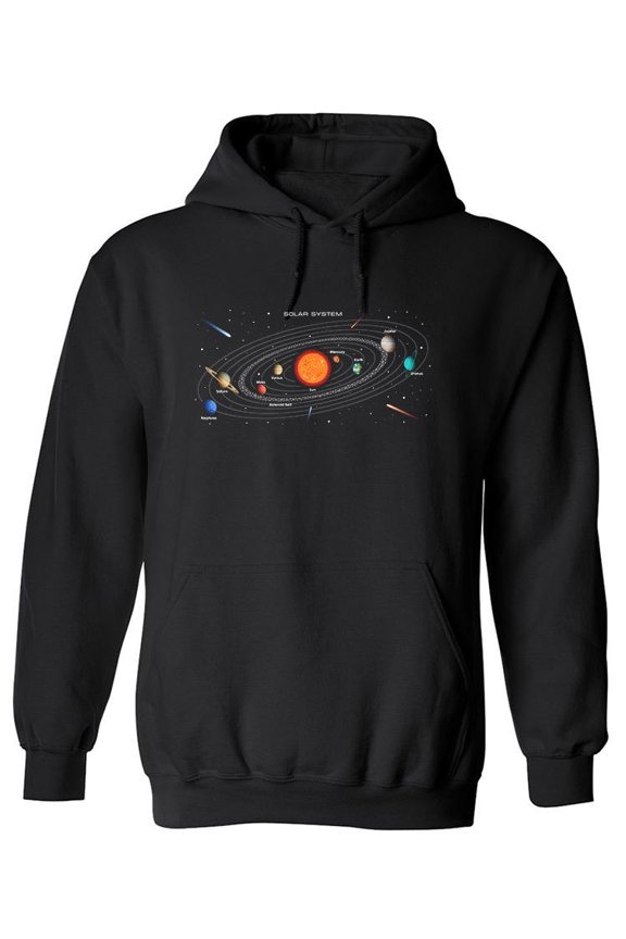 Our Solar System Hoodie Men -Image by Shutterstock, Male x-Large
