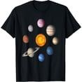 thumbnail image 1 of Our Solar System, Science Education,T Shirt Men, Women, Kids T-Shirt men and women can wear, black, white, gifts, 1 of 4