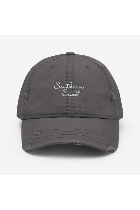 Our Southern Sass Collection © - Embroidered Distressed Mom Hat